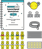 Preorder - Launchpad Sketchbook Kit Workshop Set 12 students - Paper Circuits Level 1
