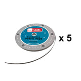 Conductive Fabric Tape Spool - 5 Roll Value Pack