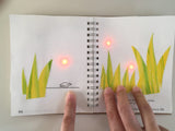 Circuit Sticker Sketchbook (2025 ed) - Paper Circuits LEVEL 2, LED Stickers & Launchpad Battery