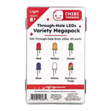 Through-Hole LED Variety MegaPack (240 LEDs)