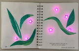 Circuit Sticker Sketchbook (2014 ed) - LED Stickers & coin cell battery
