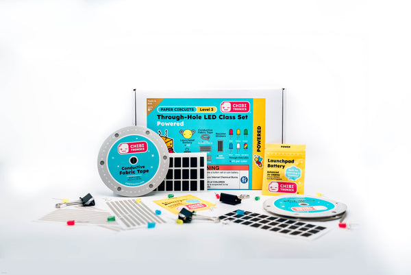 Through-Hole LED Class Set (Powered) 40 Students - Paper Circuits Level 3